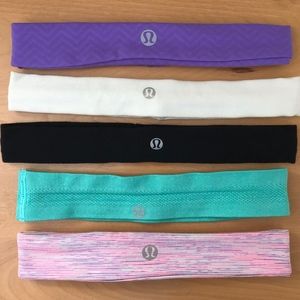 5 Lululemon headbands - very lightly used (2)